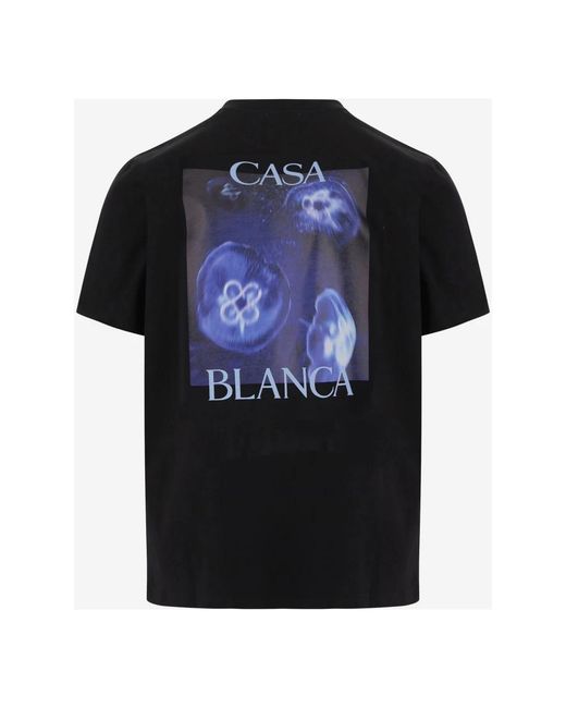 Casablanca Black T-Shirts for men