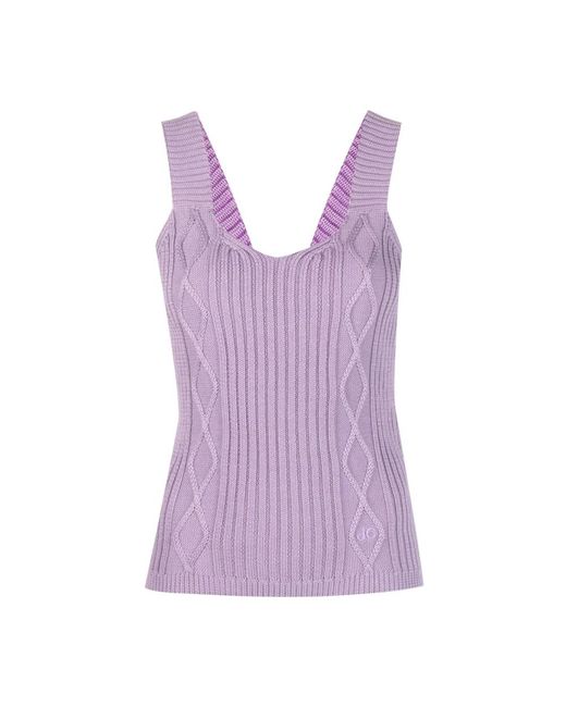 Sleeveless Tops Jacob Cohen de color Purple