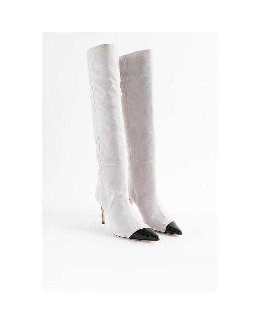 Custommade• White Heeled Boots