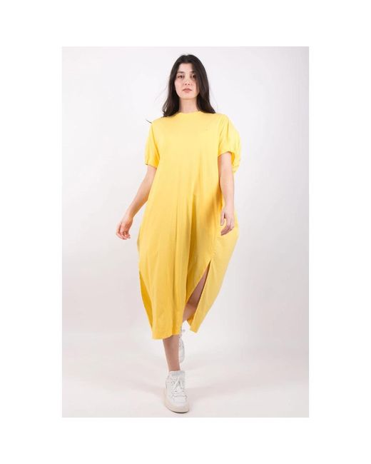 Roberto Collina Yellow Midi Dresses
