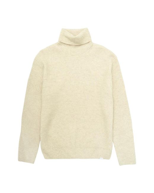 Les Deux Rollneck Sweater in het Natural voor heren