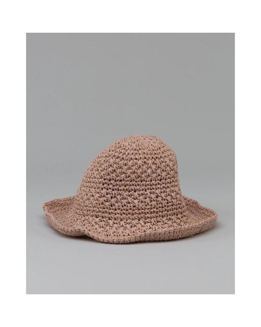 Roberto Collina Brown Hats