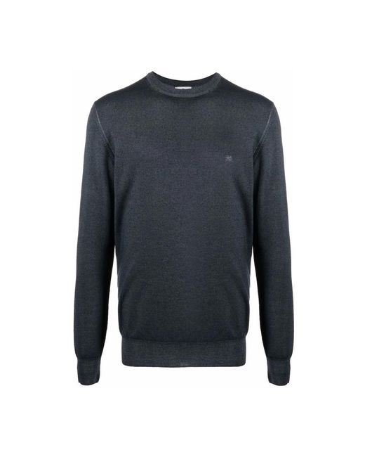 Etro Round-neck Knitwear in Blue für Herren