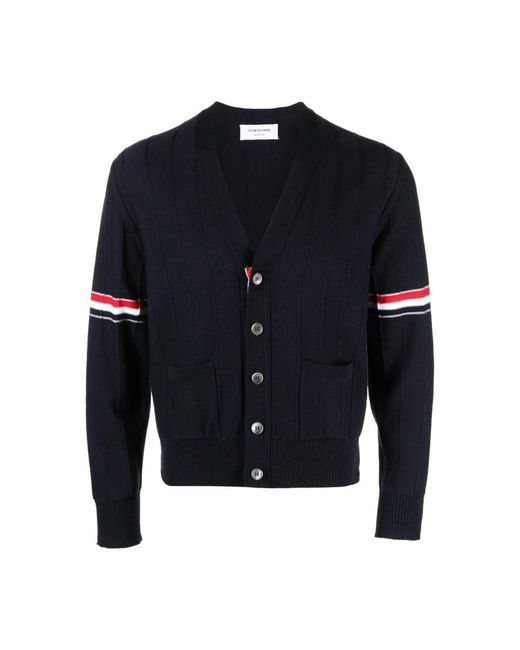 Thom Browne Truien & Vesten ,Blauw ,Wol Rwb Wollen Vest in het Blue voor heren