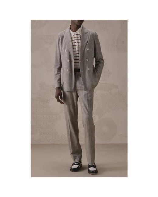 Circolo 1901 Gray Blazers for men