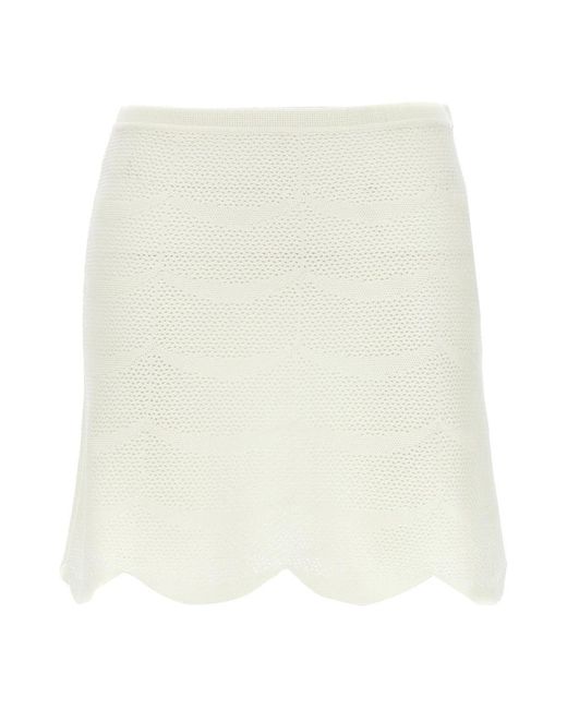 Tom Ford White Short Skirts