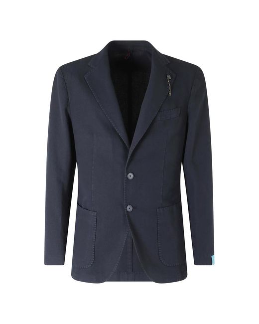 Santaniello Blue Blazers for men