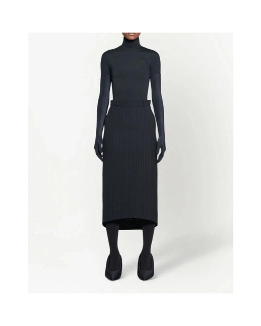Balenciaga Blue Midi Skirts