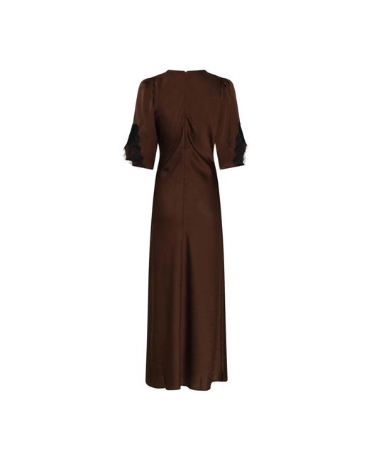 Bruuns Bazaar Midi Jurken in het Brown