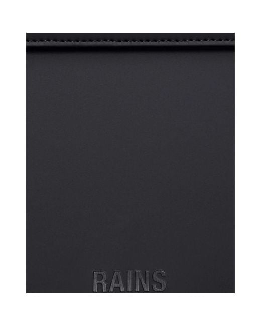 Rains Wasserdichte laptoptasche mit extra platz in Black für Herren