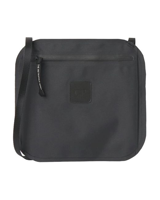 Borsa a tracolla in gomma reps di C P Company in Black da Uomo