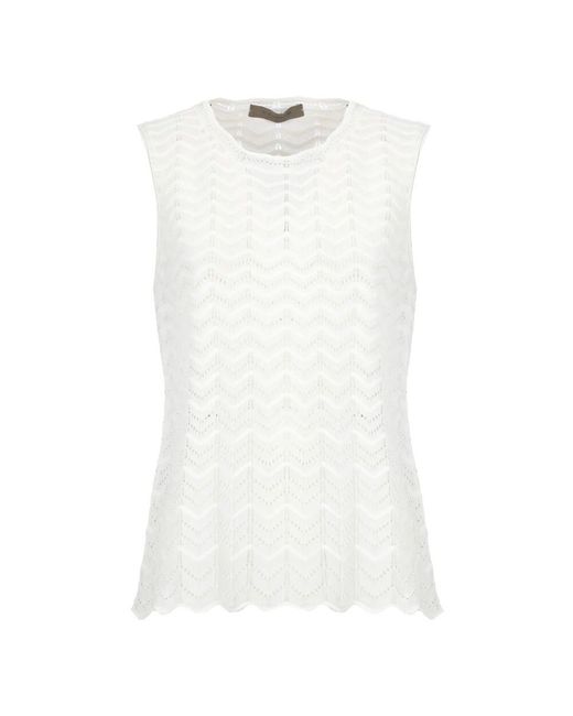 Sleeveless Tops D.exterior en coloris White