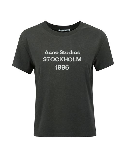Acne Black T-Shirts