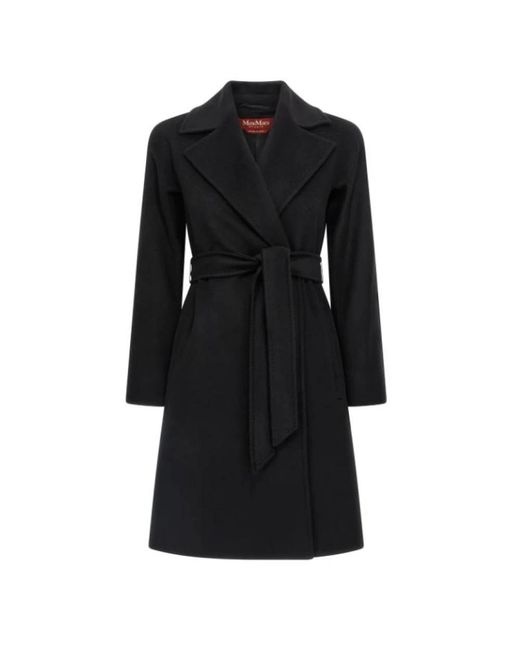 Max Mara Black Single-Breasted Coats