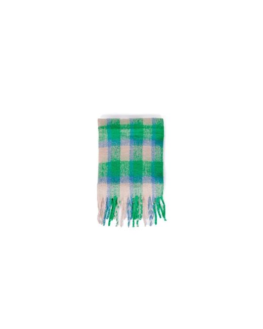 ONLY Accessoires ,Groen ,Polyester Groene Polyester Sjaal Elegante Stijl in het Green