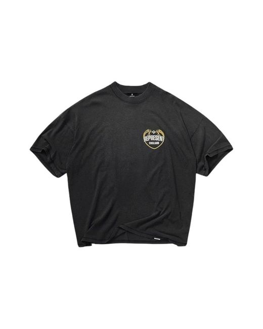 T-Shirts Represent de hombre de color Black