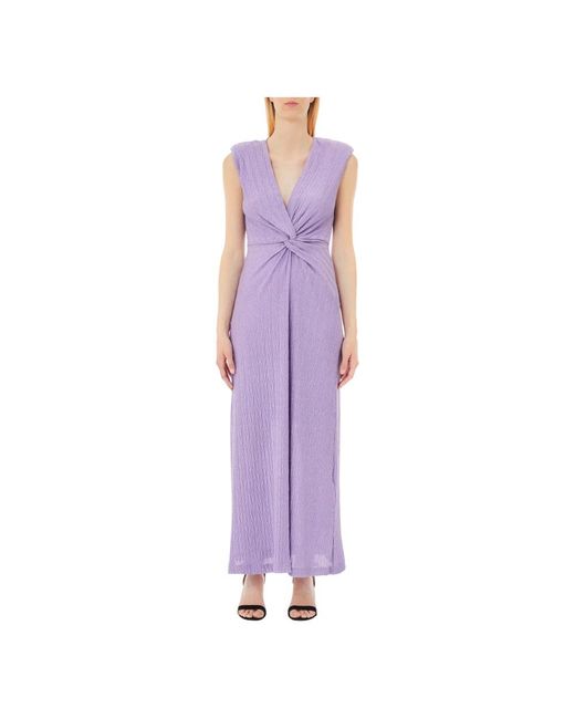 Maxi Dresses Liu Jo de color Purple