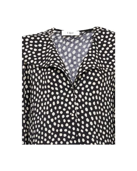 Chloé Kleedjes ,Zwart ,Chloè Kleedjes in het Black