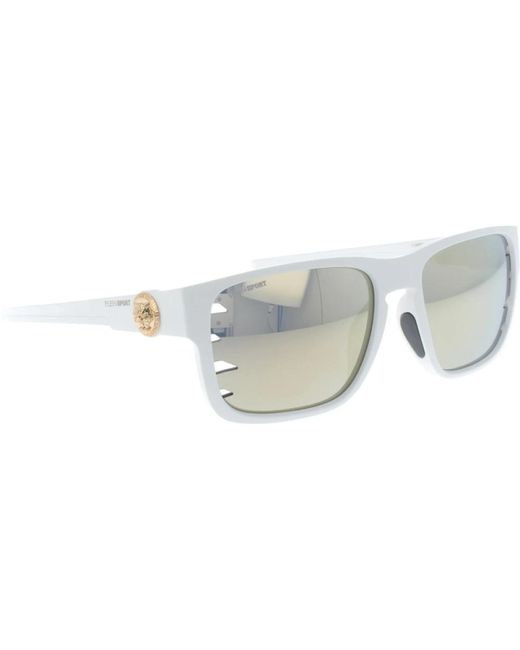 Philipp Plein Sportliche sonnenbrille modell spp004 in White für Herren