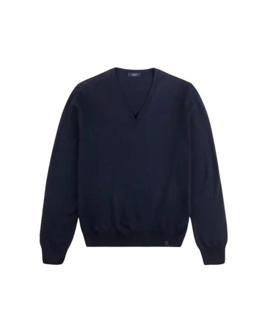 Fay Trendige pullover in Blue für Herren