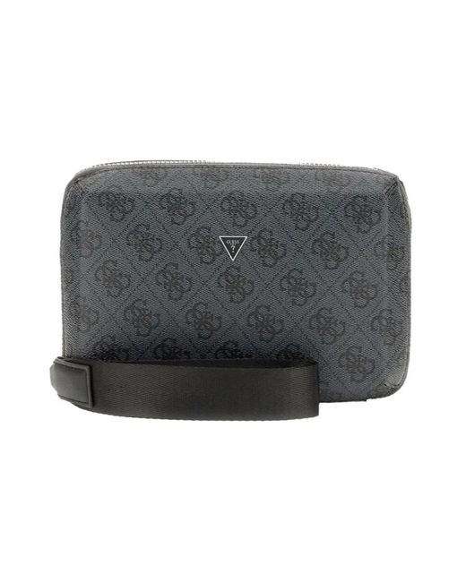 Guess Accessoires ,Zwart ,Elegante Clutch Tas in het Gray voor heren