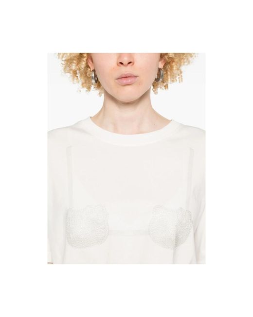 Gcds T-Shirts in het White