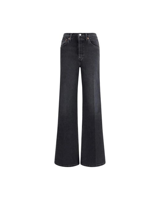Wide Jeans di Re/done in Blue