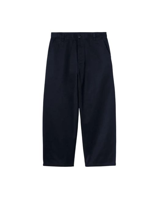 Carhartt Blue Wide Trousers for men