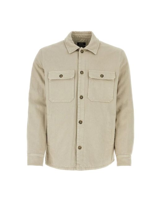 Light Jackets A.P.C. de hombre de color Natural