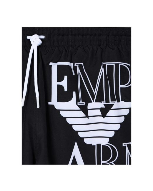 Emporio Armani Black Beachwear for men