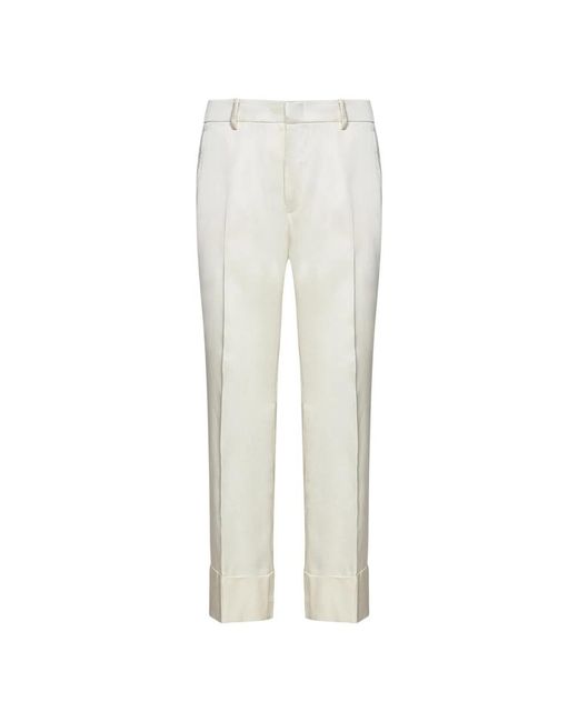 N°21 White Slim-Fit Trousers