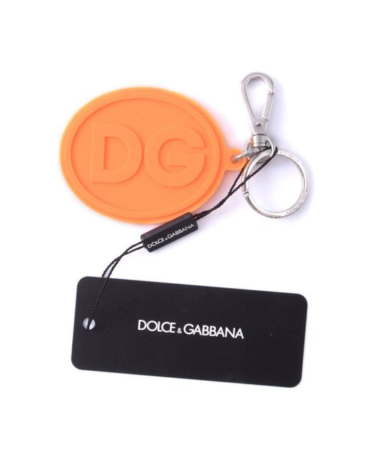 Dolce & Gabbana Orange Keyrings for men