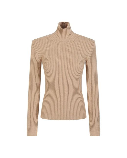 Max Mara Natural Turtlenecks