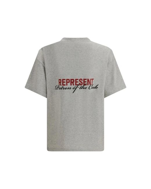 Represent Tops ,Grijs ,Katoen Cotton T-Shirt in het Gray voor heren