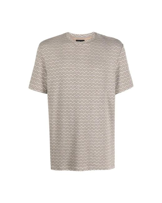 Giorgio Armani Gray T-Shirts for men