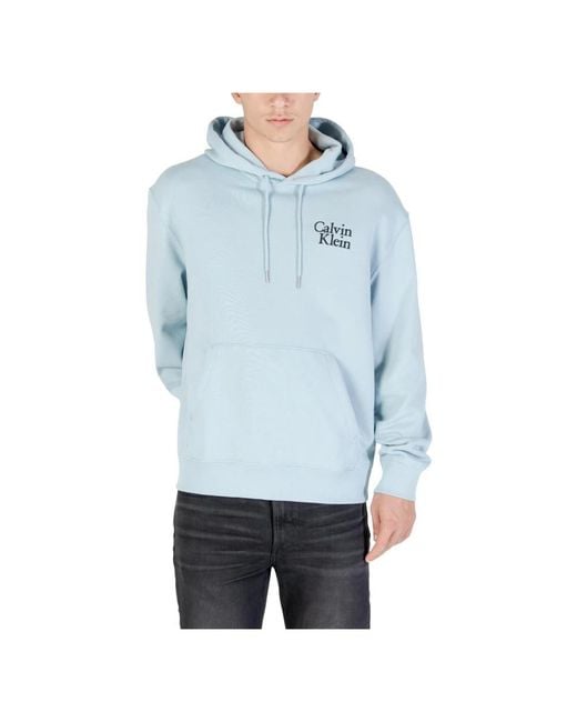 Calvin Klein Blue Hoodies for men