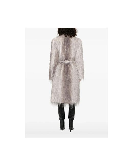 Faux Fur & Shearling Jackets GIUSEPPE DI MORABITO de color Gray