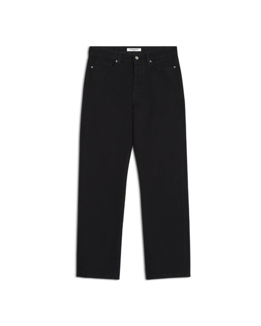 Maison Kitsuné Black Straight Jeans for men