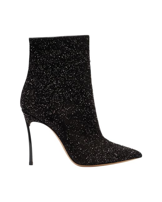 Casadei Black Universe Blade Ankle Boot