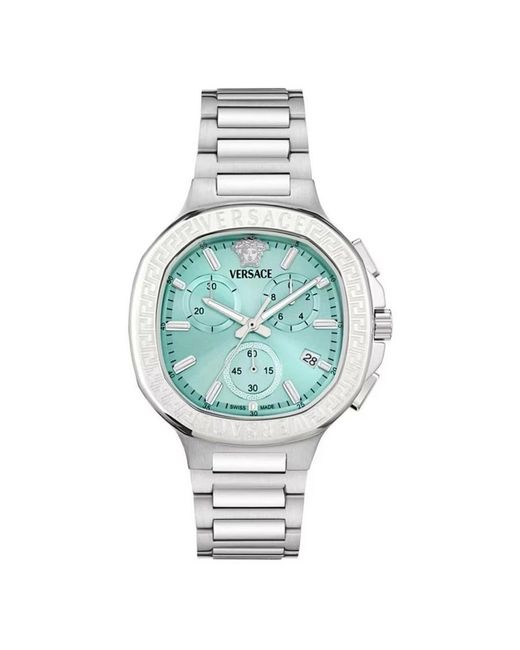 Versace V-Lady Chrono Square in het Blue