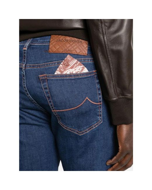Jacob Cohen Blue Slim Fit Jeans for men