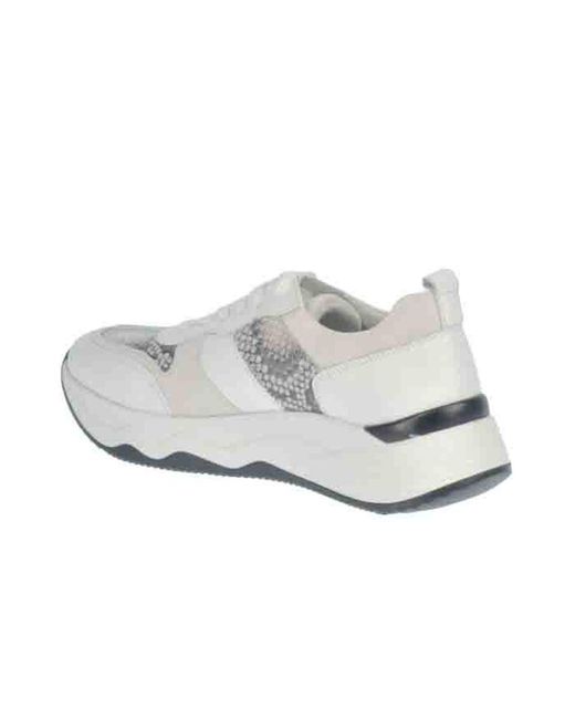 Gabor Suède Sneakers 43.490.24 Snake in het Grijs - Lyst