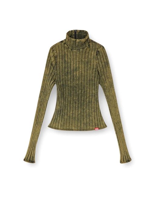 Turtlenecks di DIESEL in Green