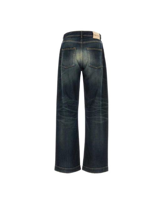 McQueen Blue Straight Fit Jeans for men