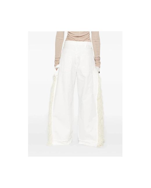 DARKPARK White Wide Jeans