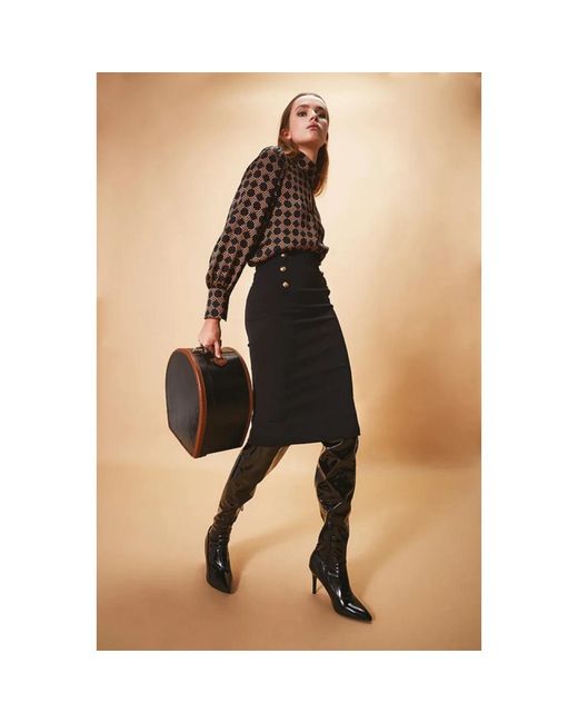 Nenette Black Blouses