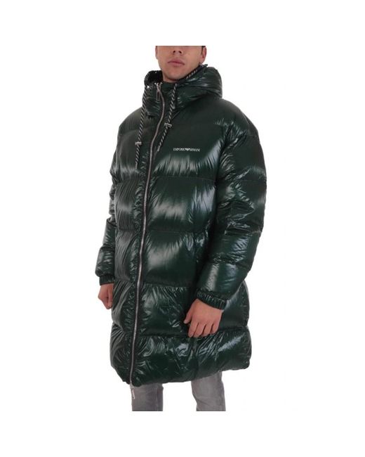Emporio Armani Green Winter Jackets for men