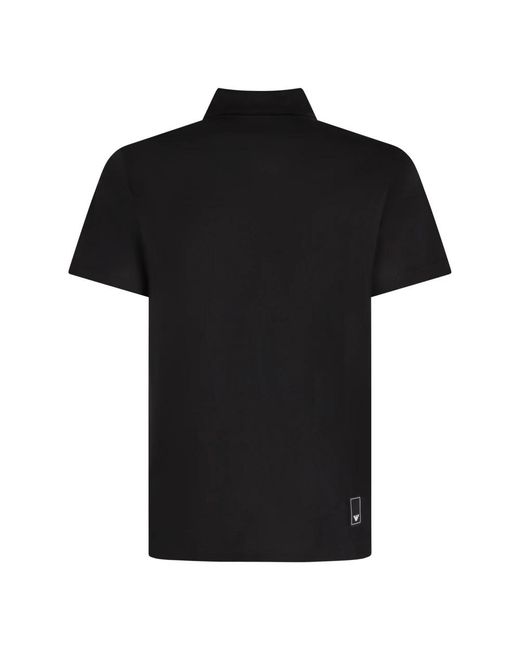 Emporio Armani Black Polo Shirts for men