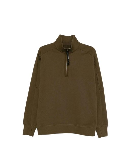 C P Company Green Zip-Throughs for men