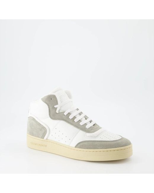 Saint Laurent White Sneakers for men